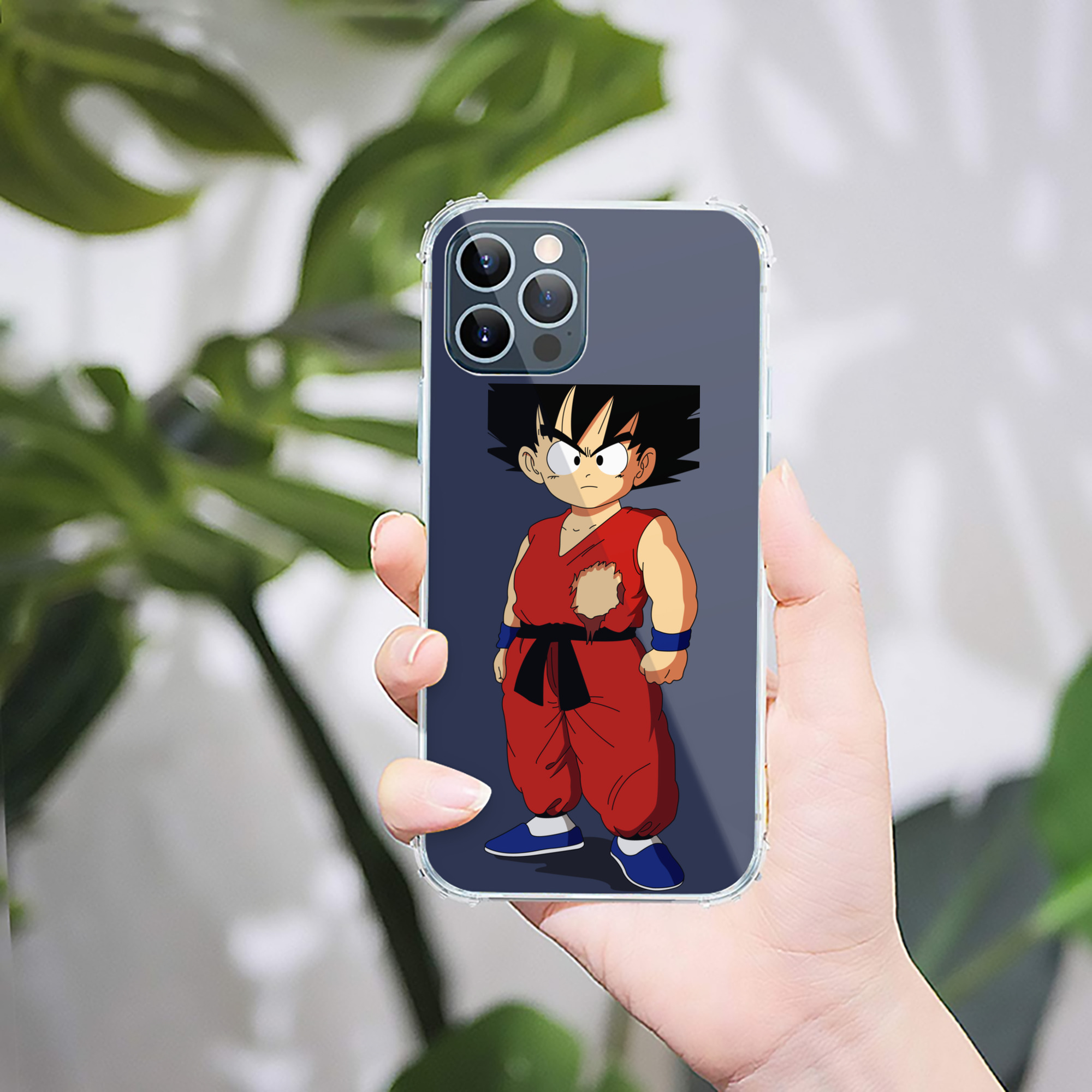 （画像用） ドラゴンボール 孫悟空（そん ごくう）Son Goku カカロット DRAGON BALL Kakarotto 【iPhone 12シリーズ対応】透明スマホケース（クリアソフトケース）